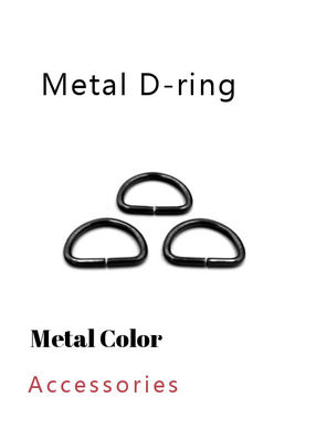 Longlife Metal D Shape Buckles & Open Square Ring For Bag & Accessories